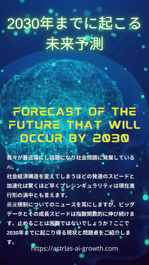 2030年までに起こる未来予想